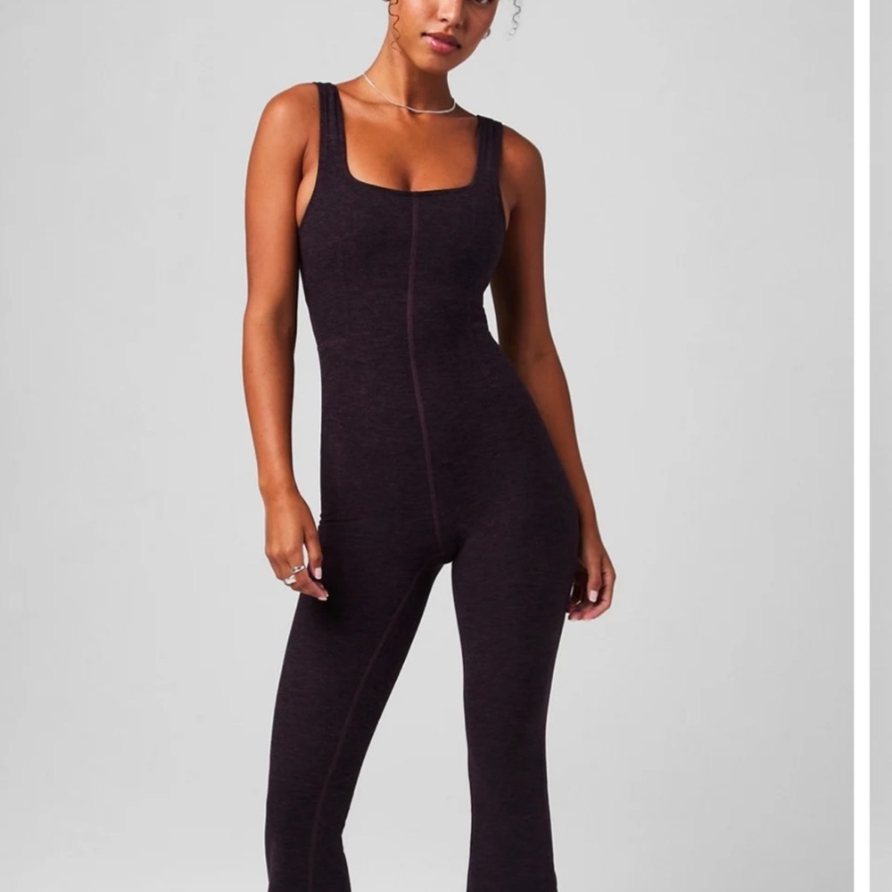 Fabletics Black Flare Jumpsuit